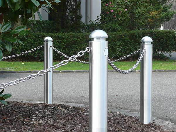 Stainless Steel Bollards with chains